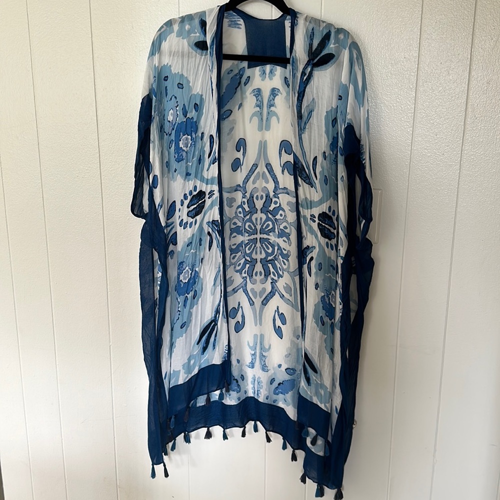 Blue kimono